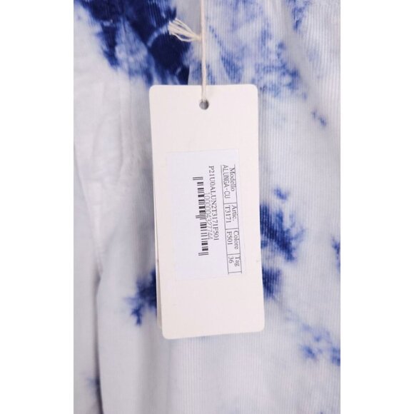 Massimo Alba Slim-Fit Tie-Dyed Cotton-Corduroy Shorts Size 36 L Blue Mens $375 - Picture 6 of 16